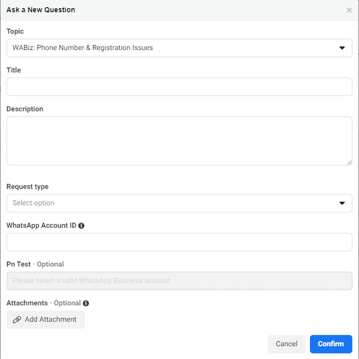WhatsApp verification process