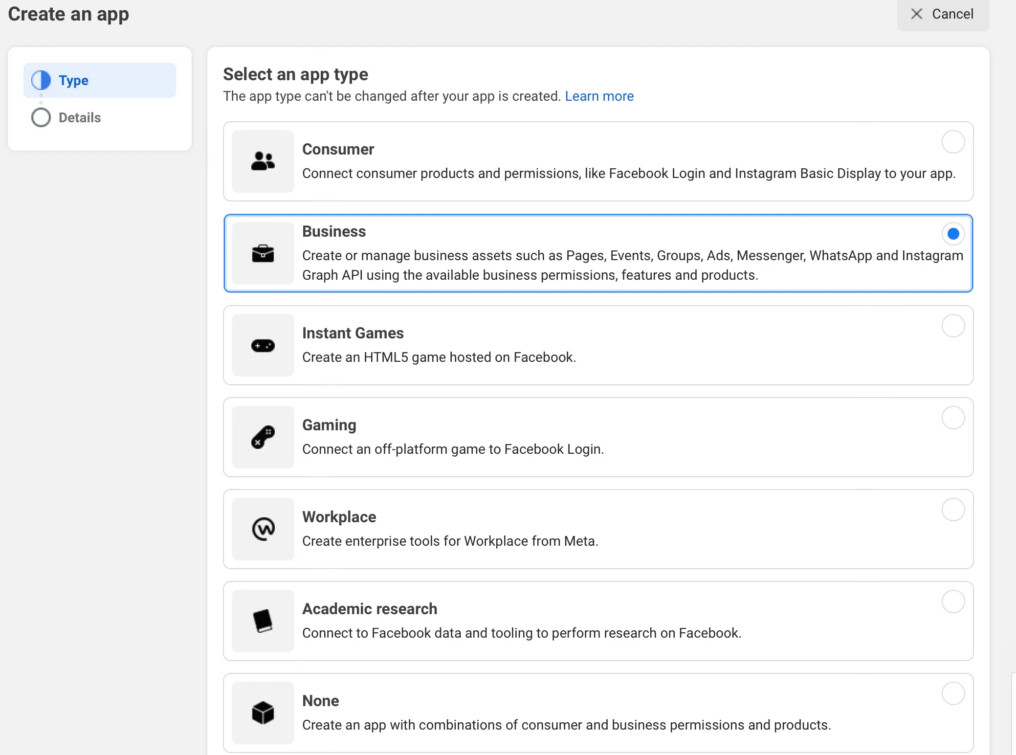 WhatsApp OTP: How to Send OTP with WhatsApp 6 Select the type of app