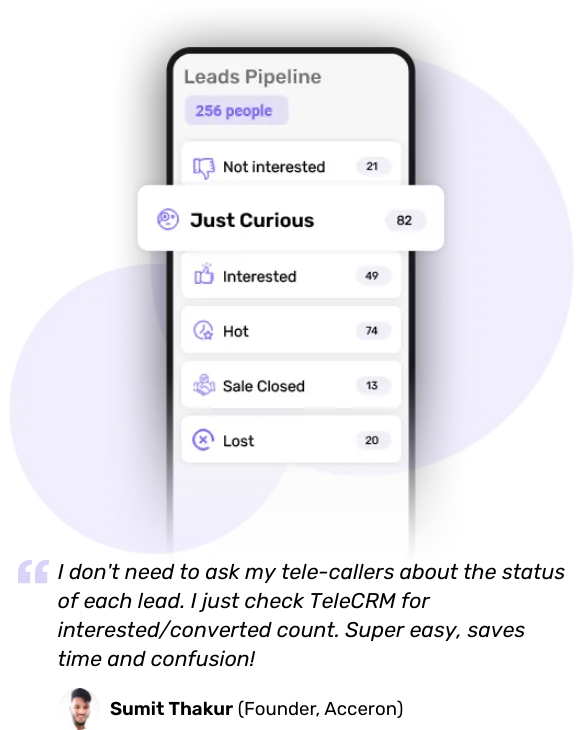 5 Best Financial Advisor CRM in India for 2025 5 lead management in financial CRM , TeleCRM