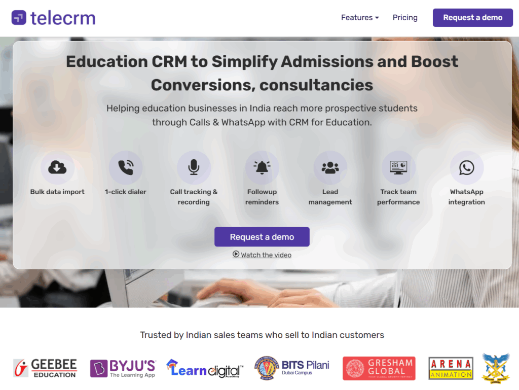 Find the Best CRM for Education Consultancy in 2025 13 Telecrm - Best CRM for educational consultancy