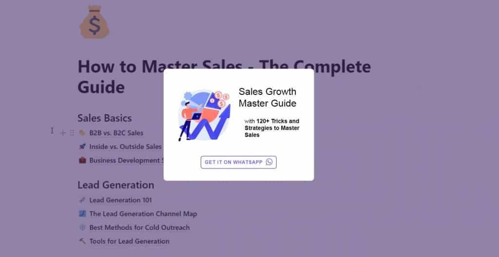 Telecrm's exit intent popup