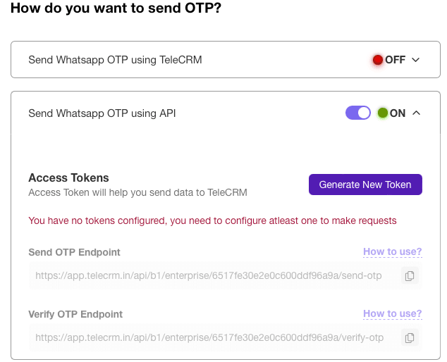 WhatsApp OTP: How to Send OTP with WhatsApp 14 Send OTP on Whatsapp with TeleCRM using API