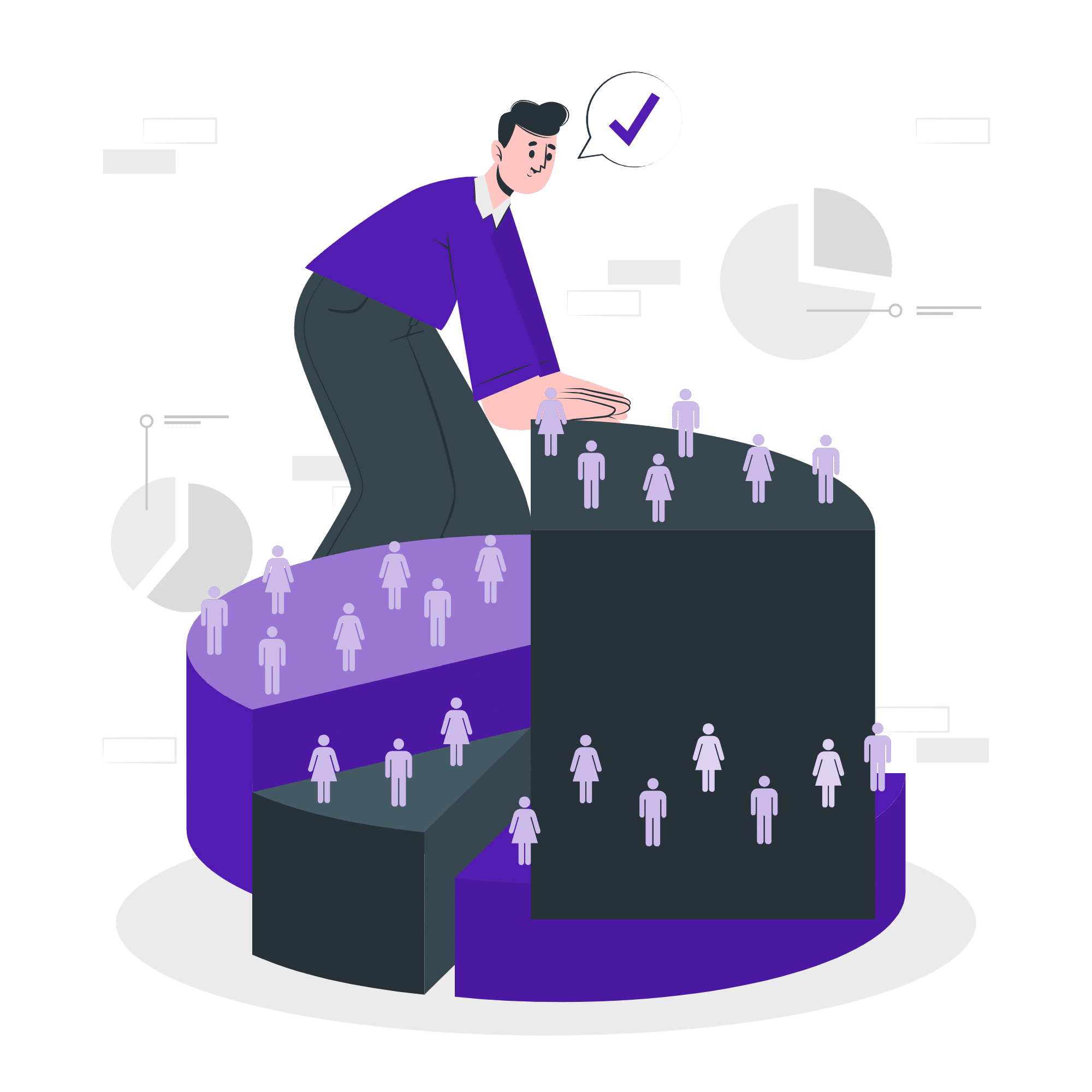 Qualify leads by connecting with them on calls, messages 