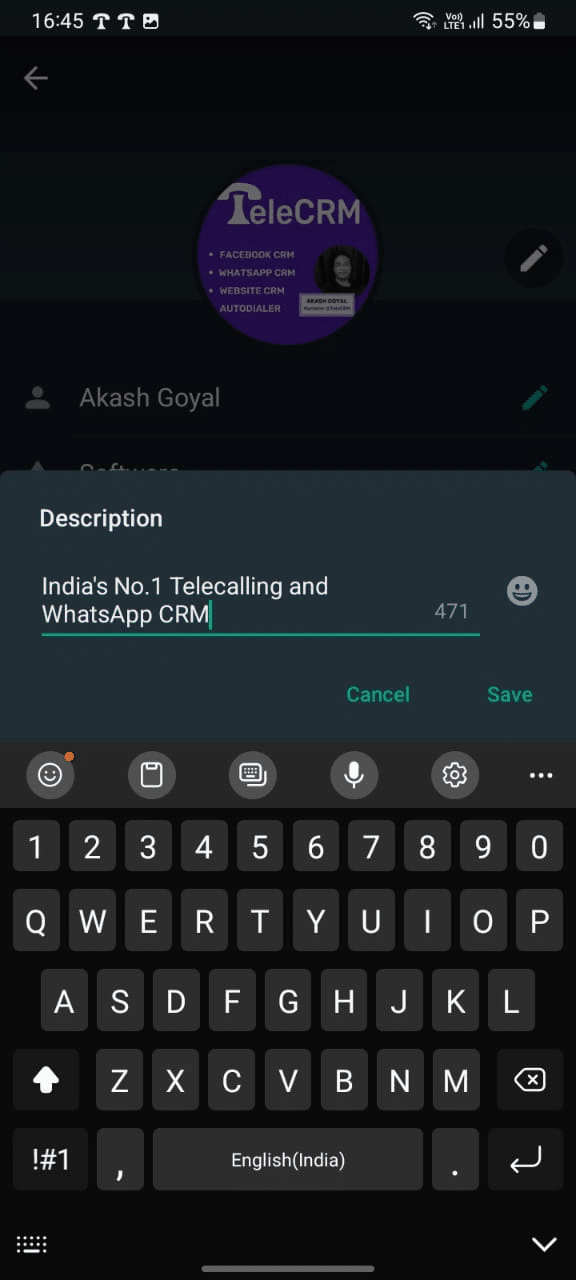 Provide a Proper Business Description