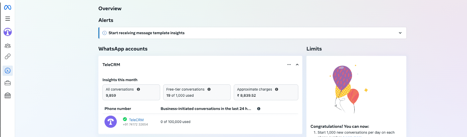 2 Guaranteed Ways to Get WhatsApp Green Tick Verification 9 If your details are correct and Meta approves your request, you'll see the green tick against your number in the overview section of WhatsApp business manager.