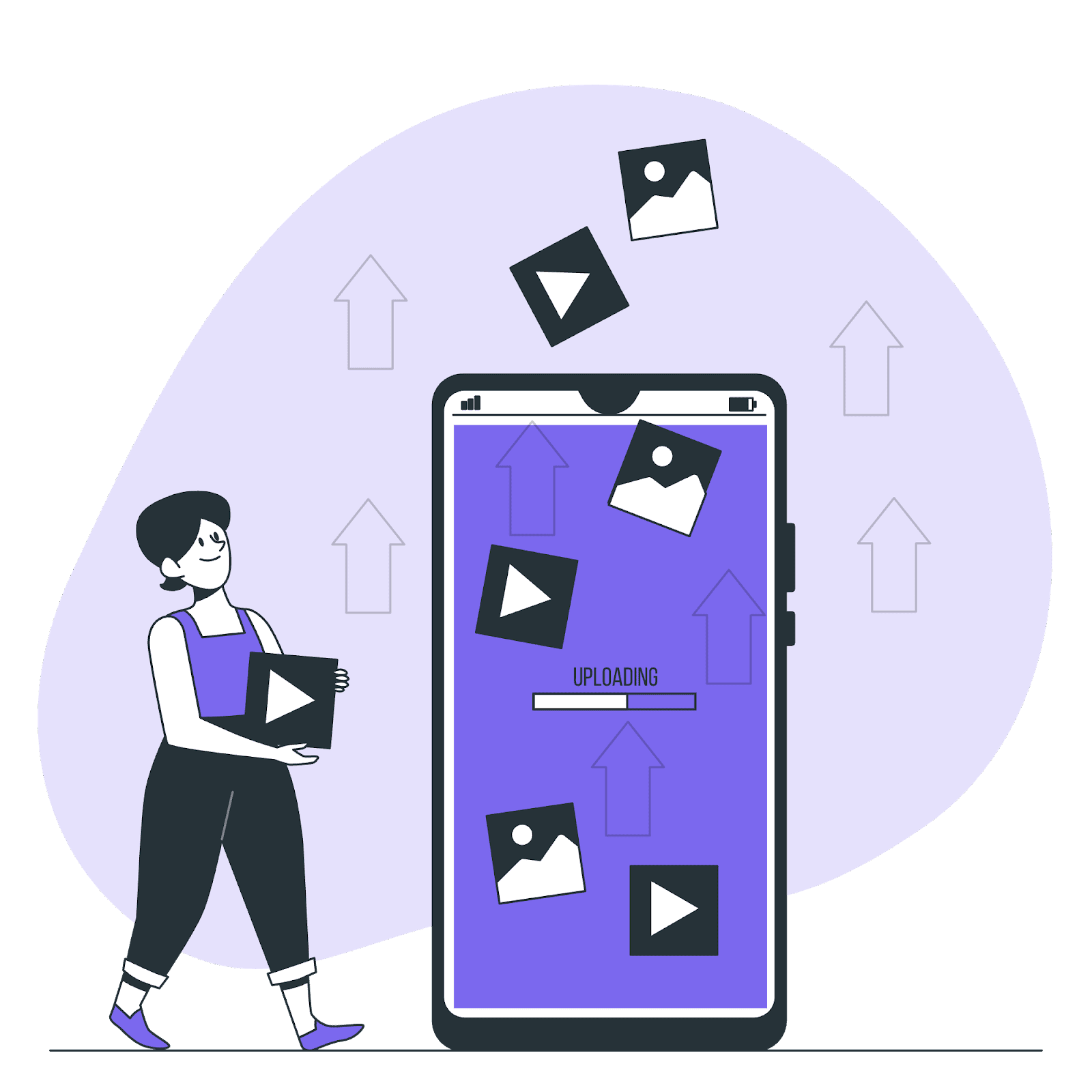 Another whatsapp business account benefit is you can send images, videos, and documents.