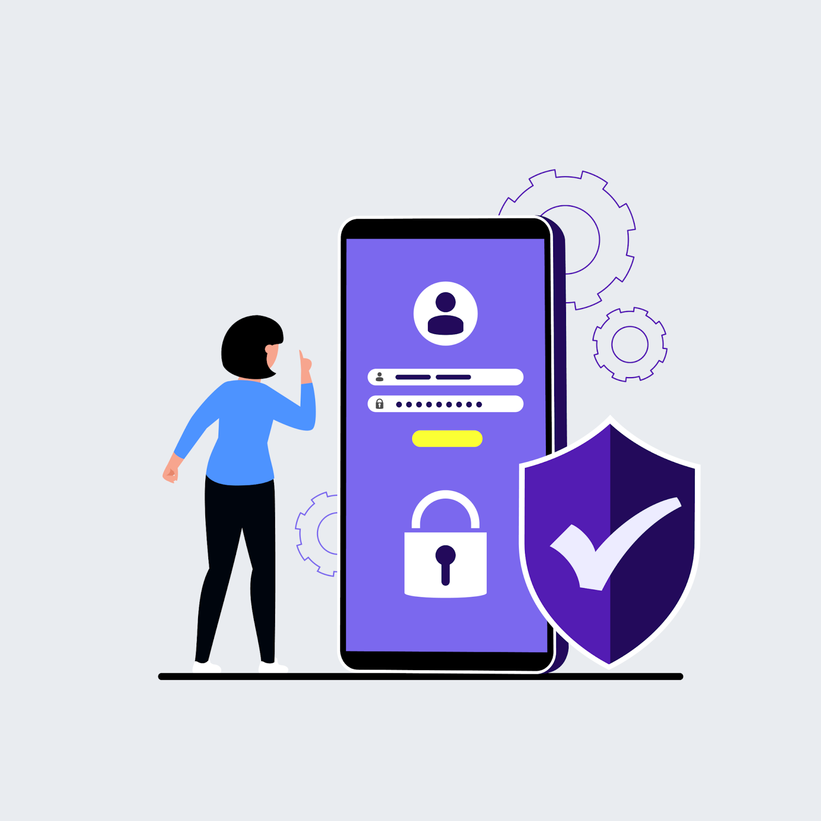 Beneift of whatsapp business account: End-to-end encrypted messages have high security and build trust.