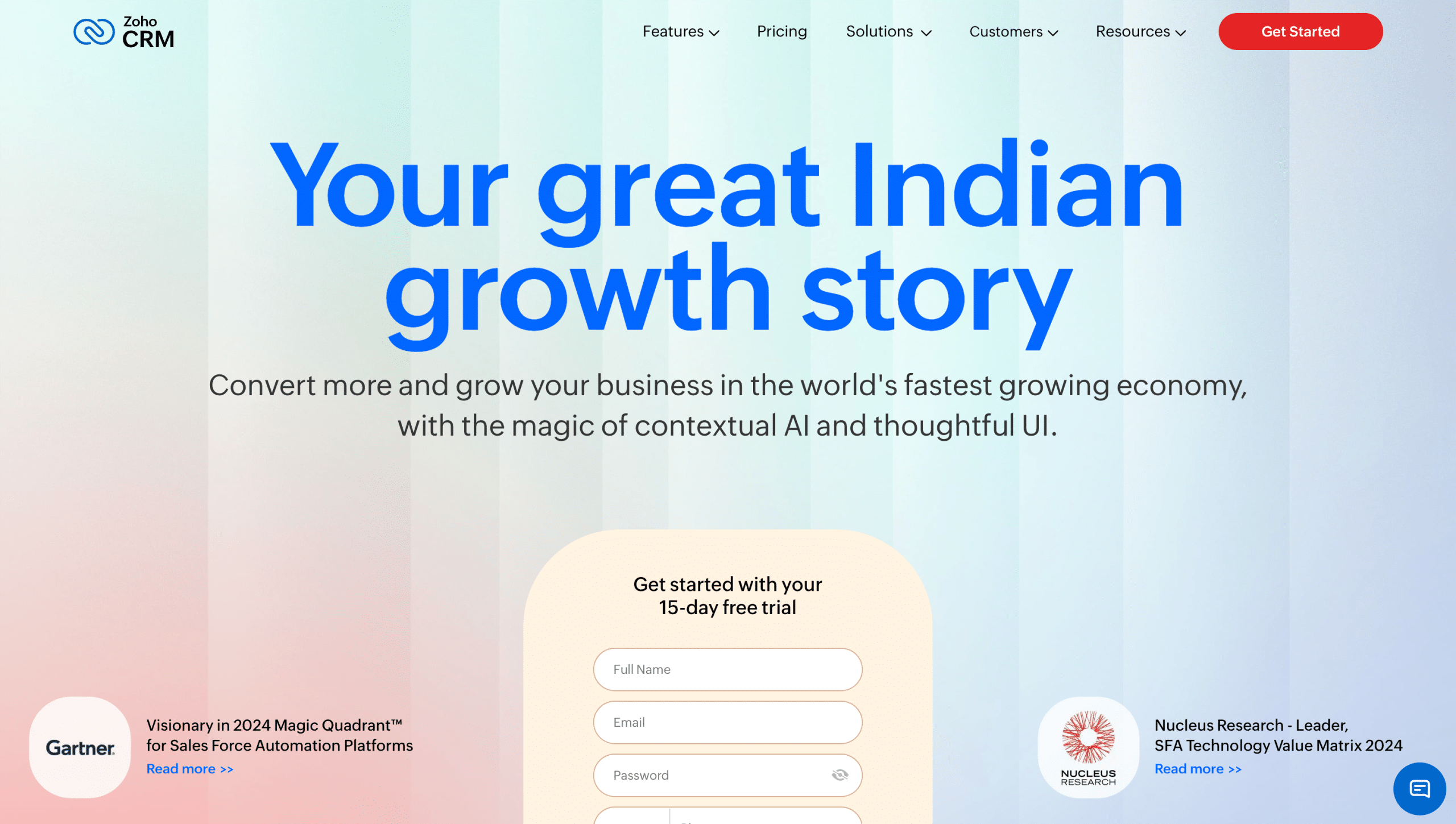9 CRM Software Examples + Features, Use-cases & More 8 Zoho crm website