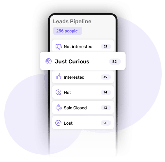 Custom sales pipeline