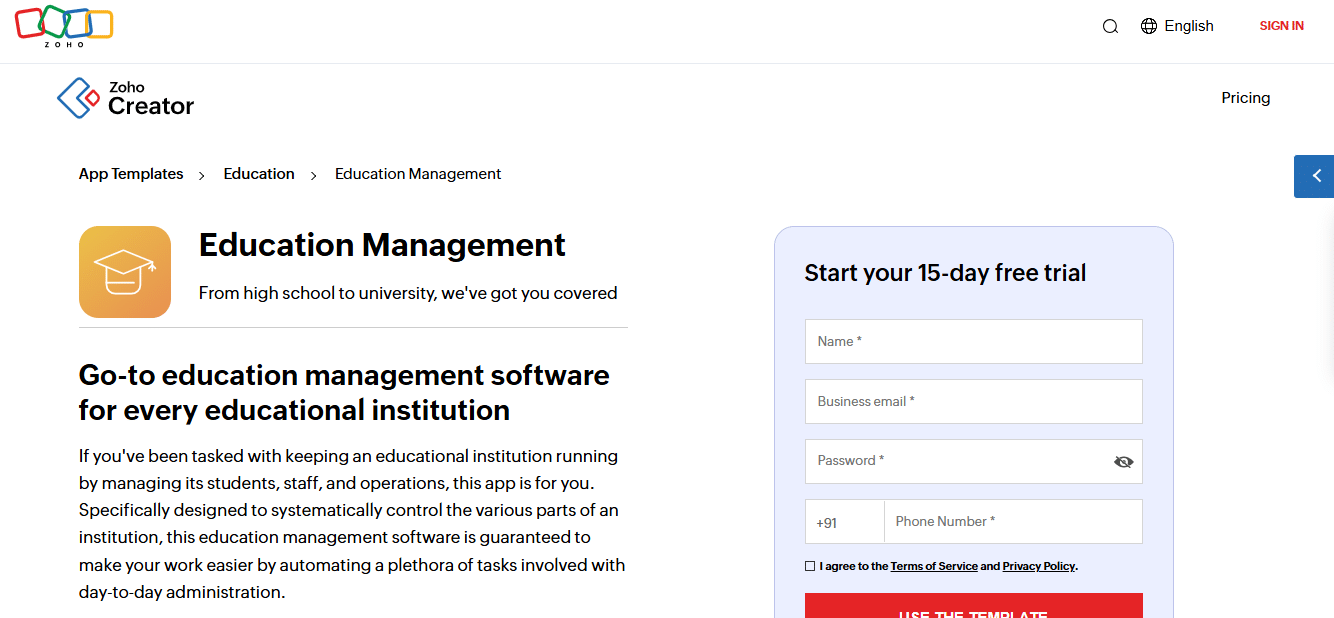 7 Best CRM for Higher Education in 2025 5 Zoho CRM