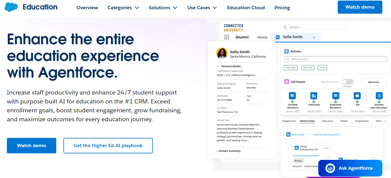 7 Best CRM for Higher Education in 2025 3 Salesforce Education Cloud