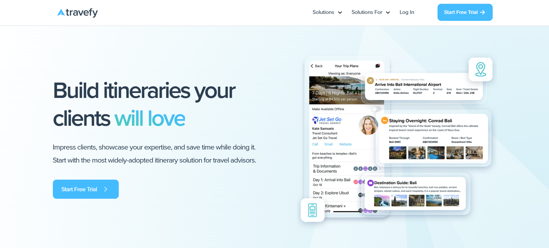 Travefy - travel management software
