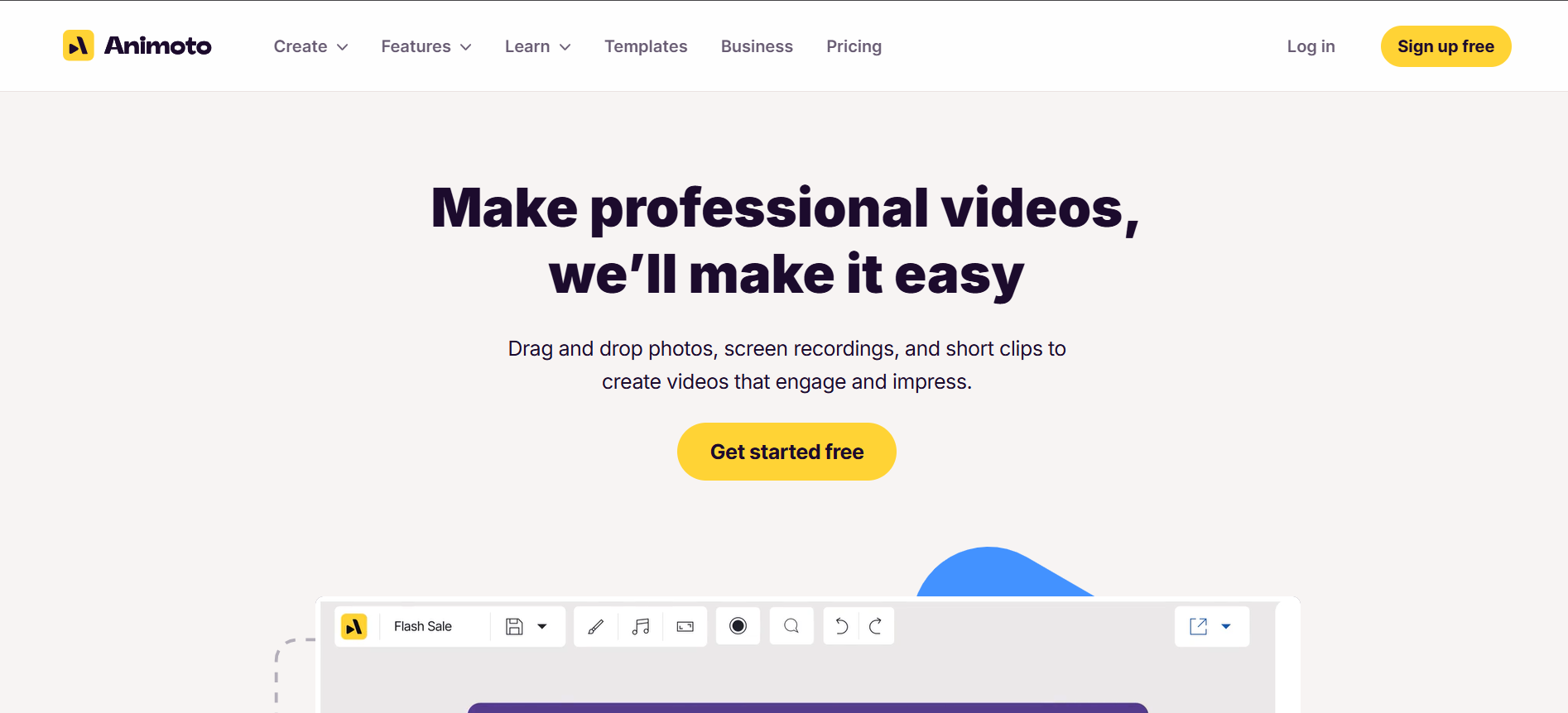 animoto is a user-friendly video creation platform 