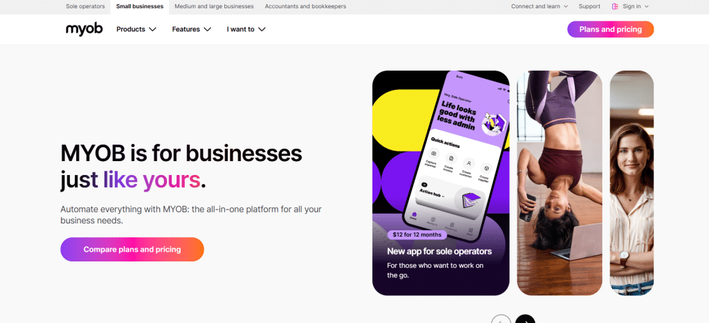 The Ultimate Guide to Accounting Software for Travel Agency 18 myob dashboard