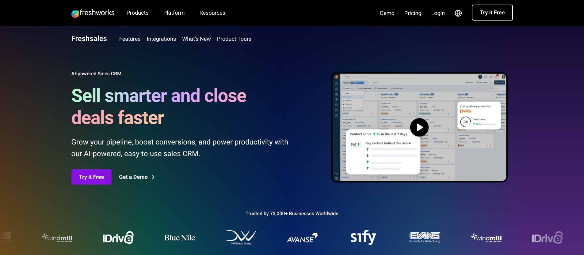The Best CRM Software for Indian SMBs - A Comparative Guide 11 Freshsales homepage overview