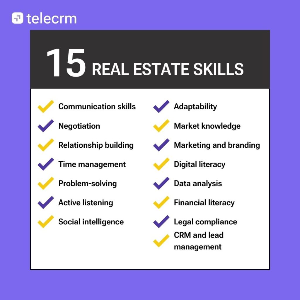 real estate skills- technical and soft