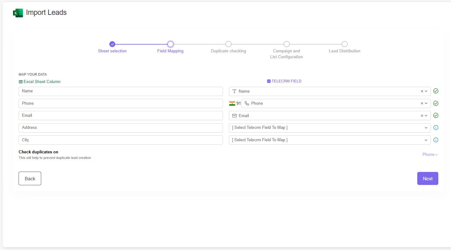 migrate from excel to crm - this is the fifth step to import your dara