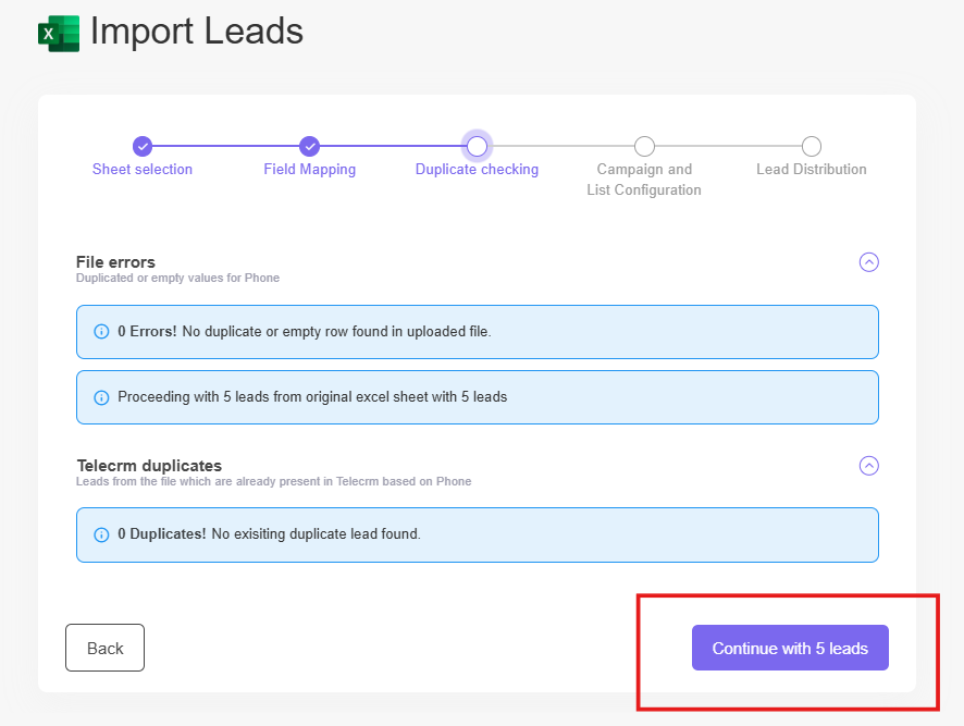 migrate from excel to crm - this is the sixth step to import your dara