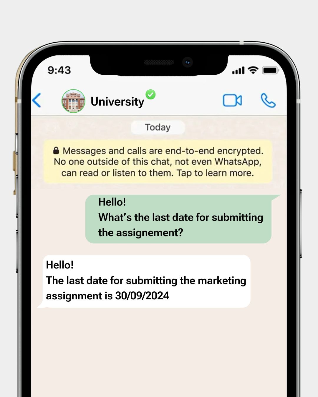 whatsapp automation for admissions - qualifying leads using a chatbot