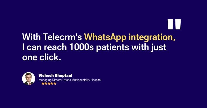 WhatsApp Chatbot for Healthcare Providers: Benefits, Use cases & Setup 1 Whatsapp chatbot healthcare - Matis Multispeciality Hospital