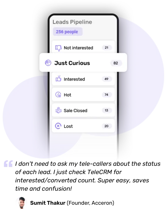 10 Challenges for Travel Sales Teams in India (& How CRM Solves Them) 1 challenges for travel sales teams - centralised elad capture and pipeline management