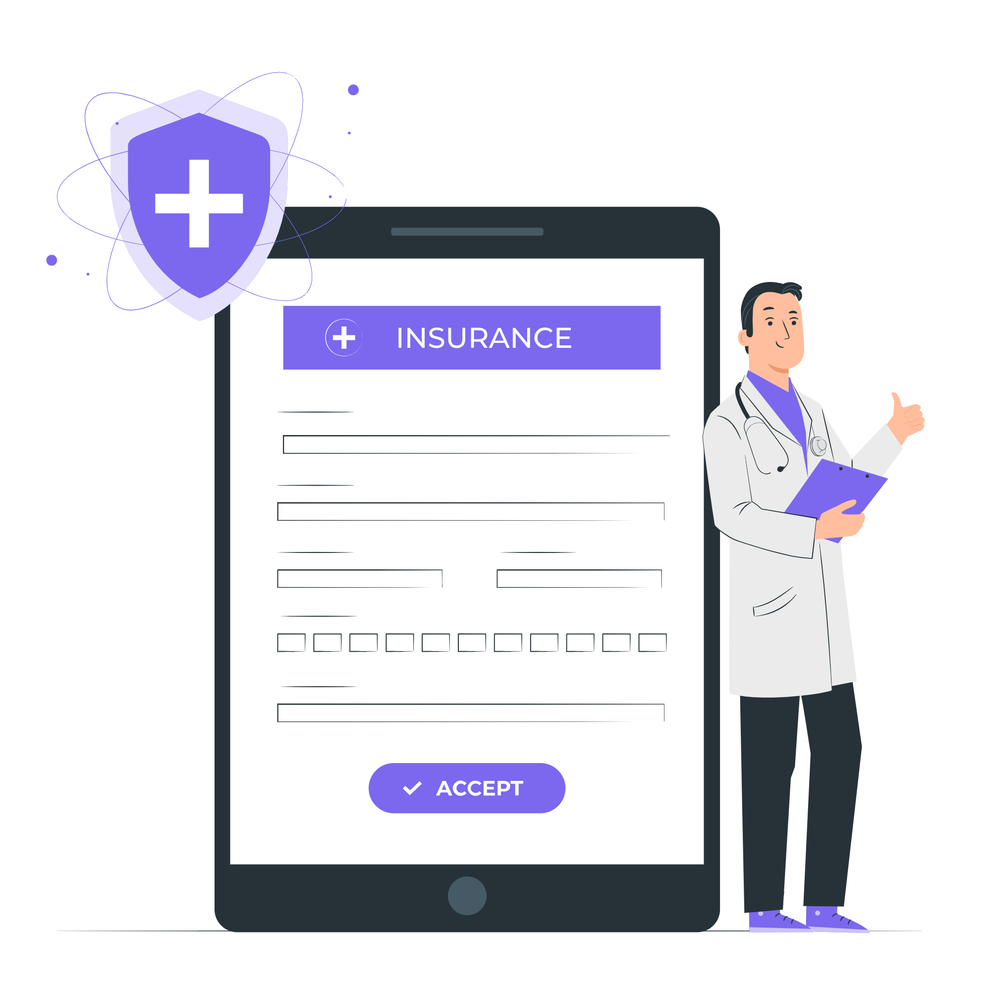 Healthcare insurance CRM system